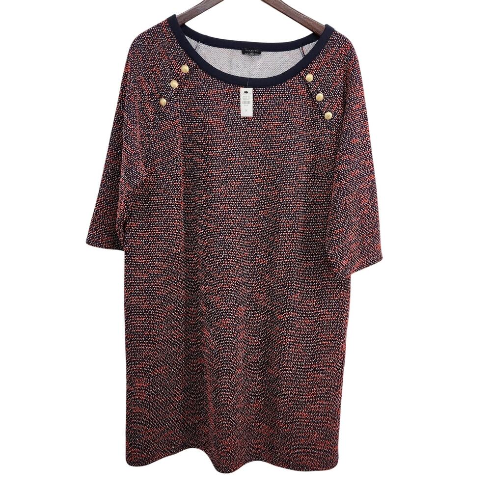 NWT Talbots Tweed Shift Dress Size 1X